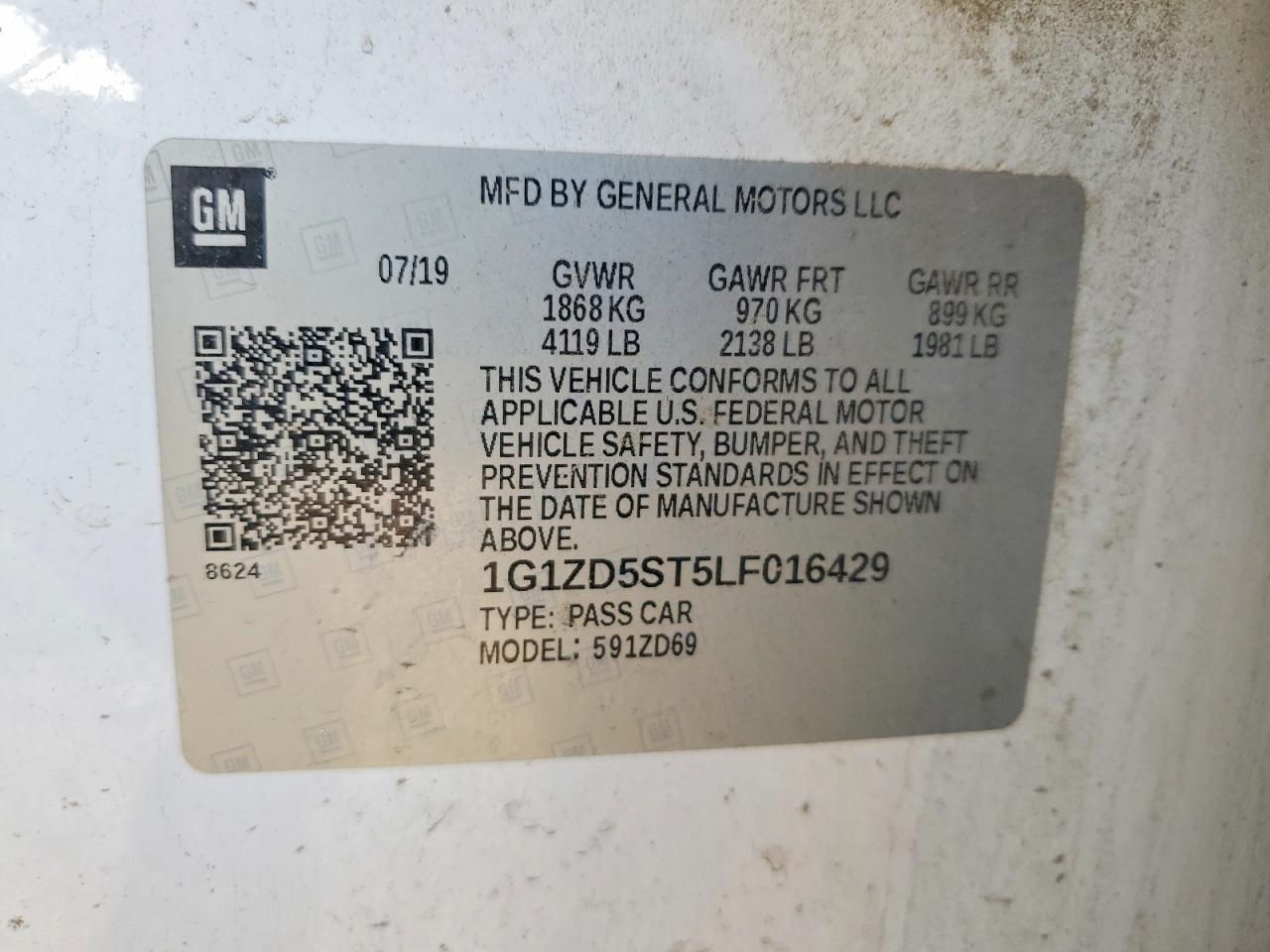 2020 Chevrolet Malibu lt