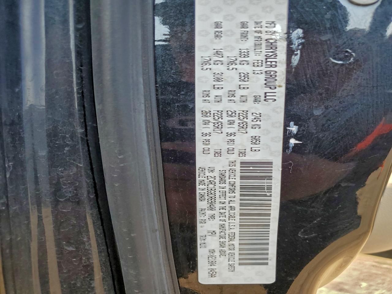 2013 Chrysler Town & Country Touring