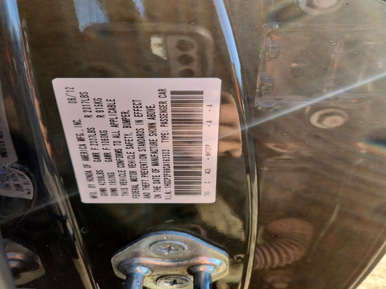 2012 Honda Accord se
