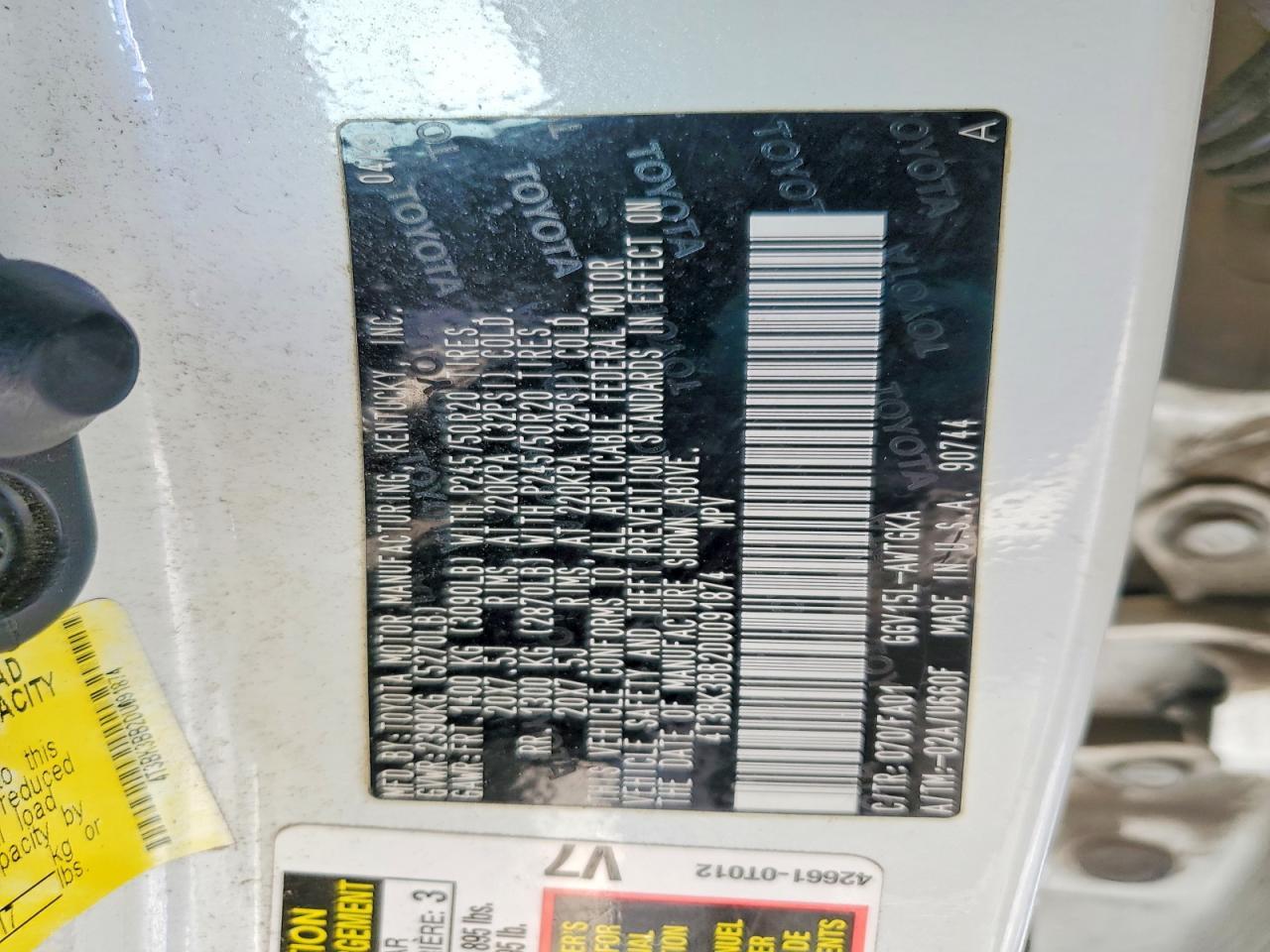 2013 Toyota Venza le