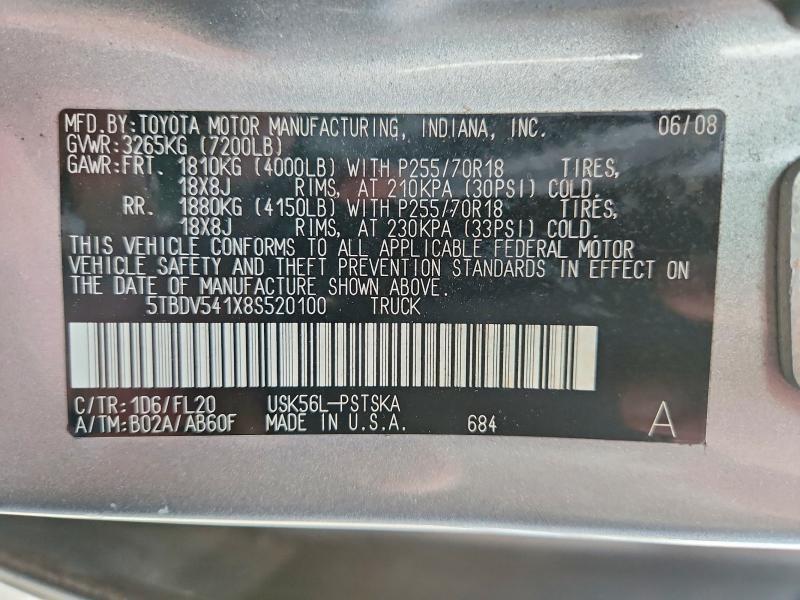2008 Toyota Tundra SR5