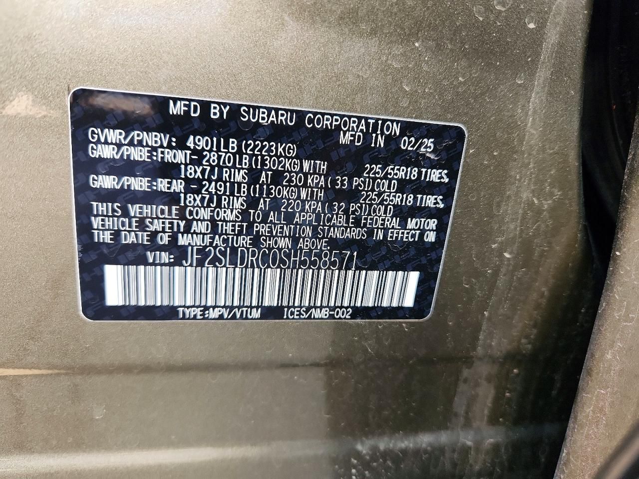 2025 Subaru Forester Limited