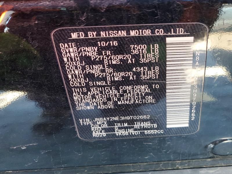 2017 Nissan Armada Platinum