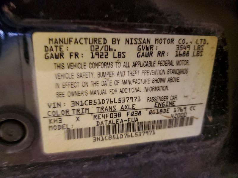 2006 Nissan Sentra 1.8