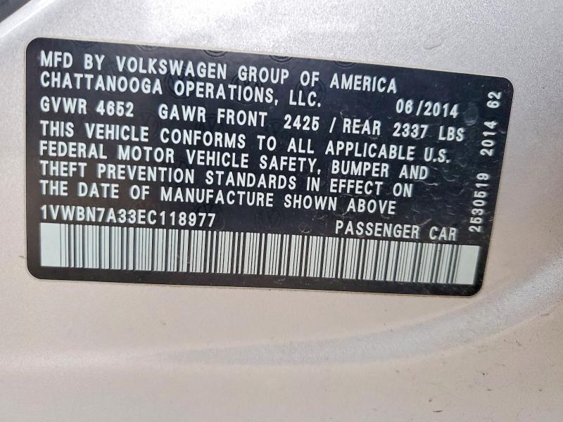 2014 Volkswagen Passat se