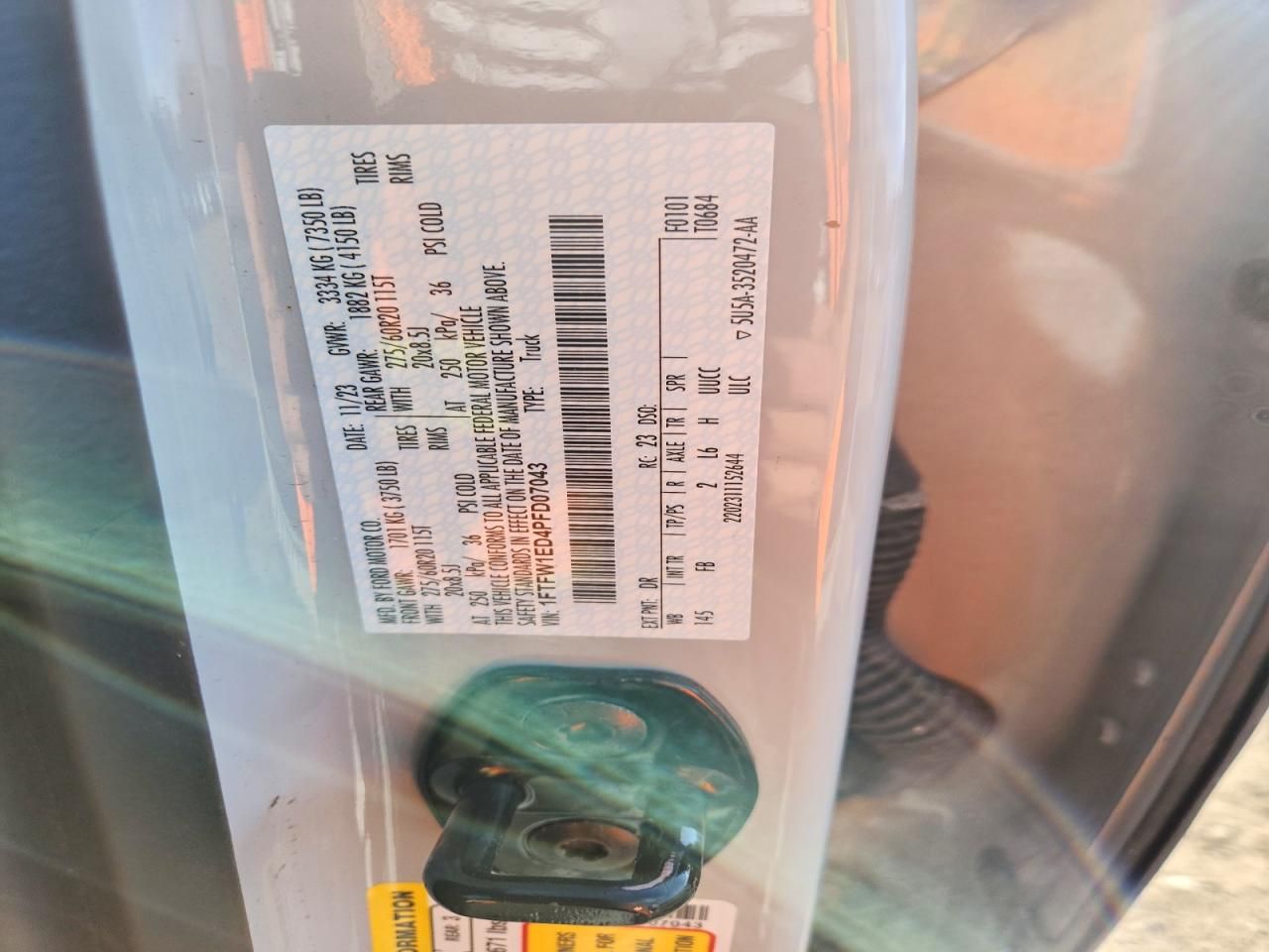 2023 Ford F150 Supercrew