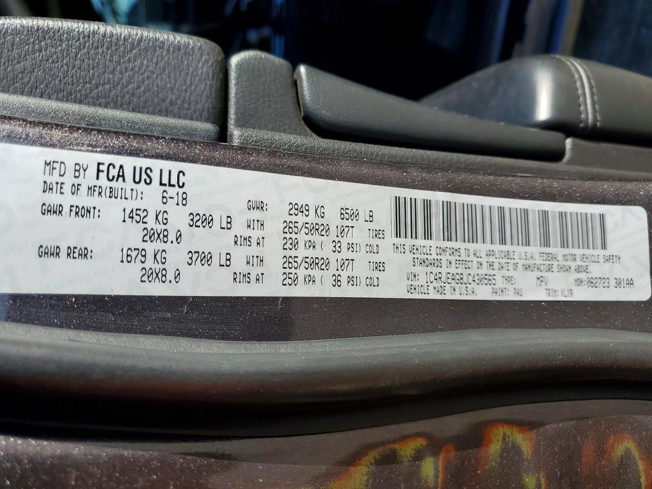 2018 Jeep Grand Cherokee Laredo