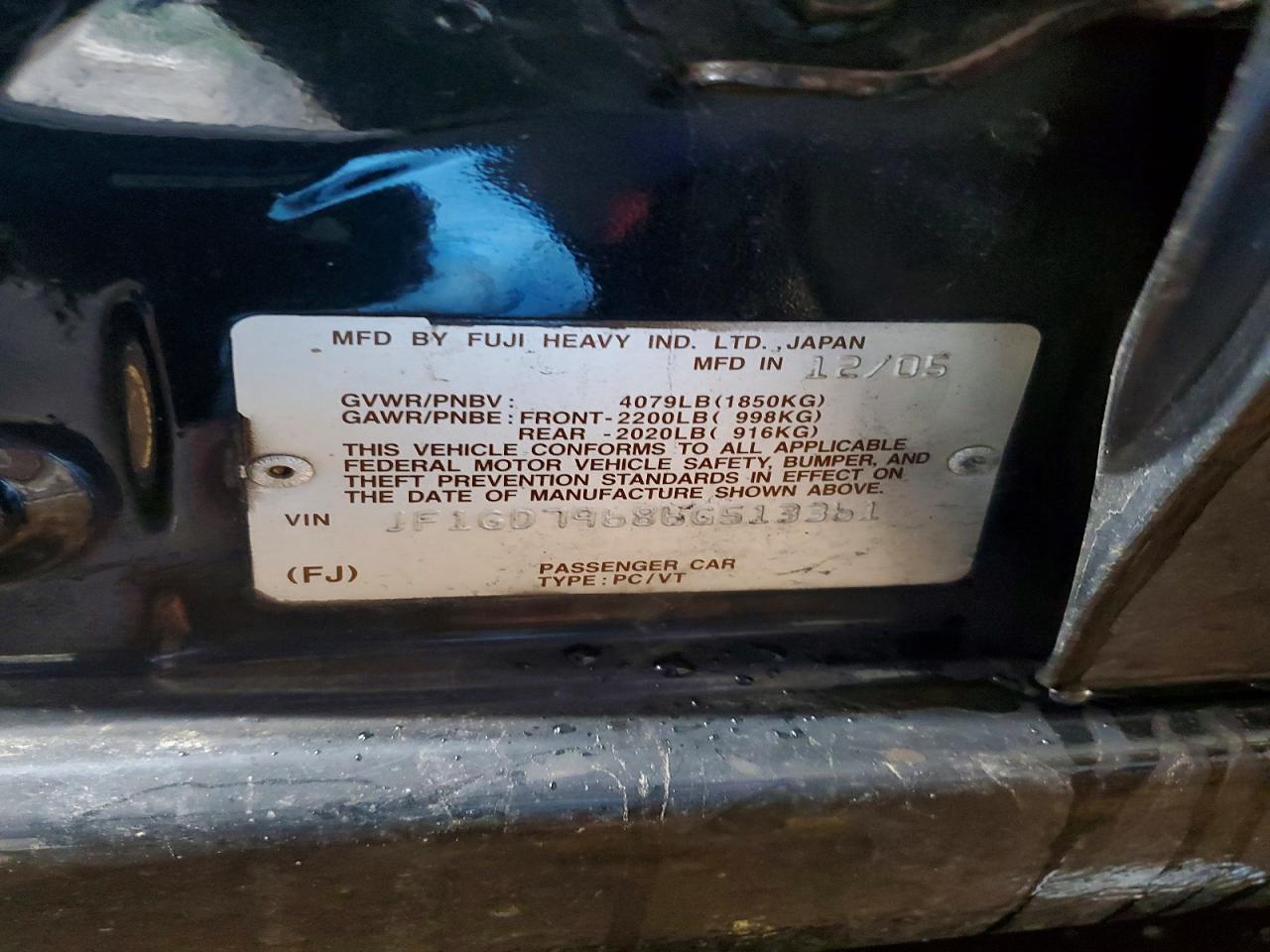 2006 Subaru Impreza wrx