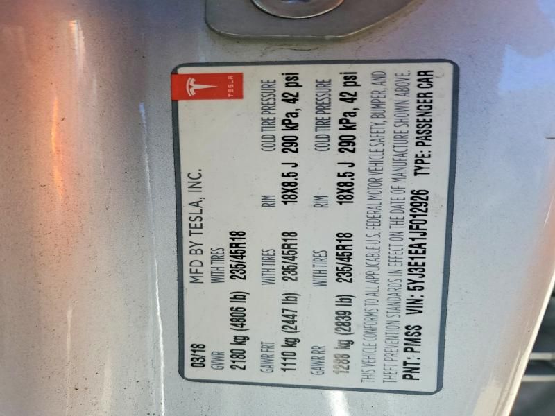 2018 Tesla Model 3