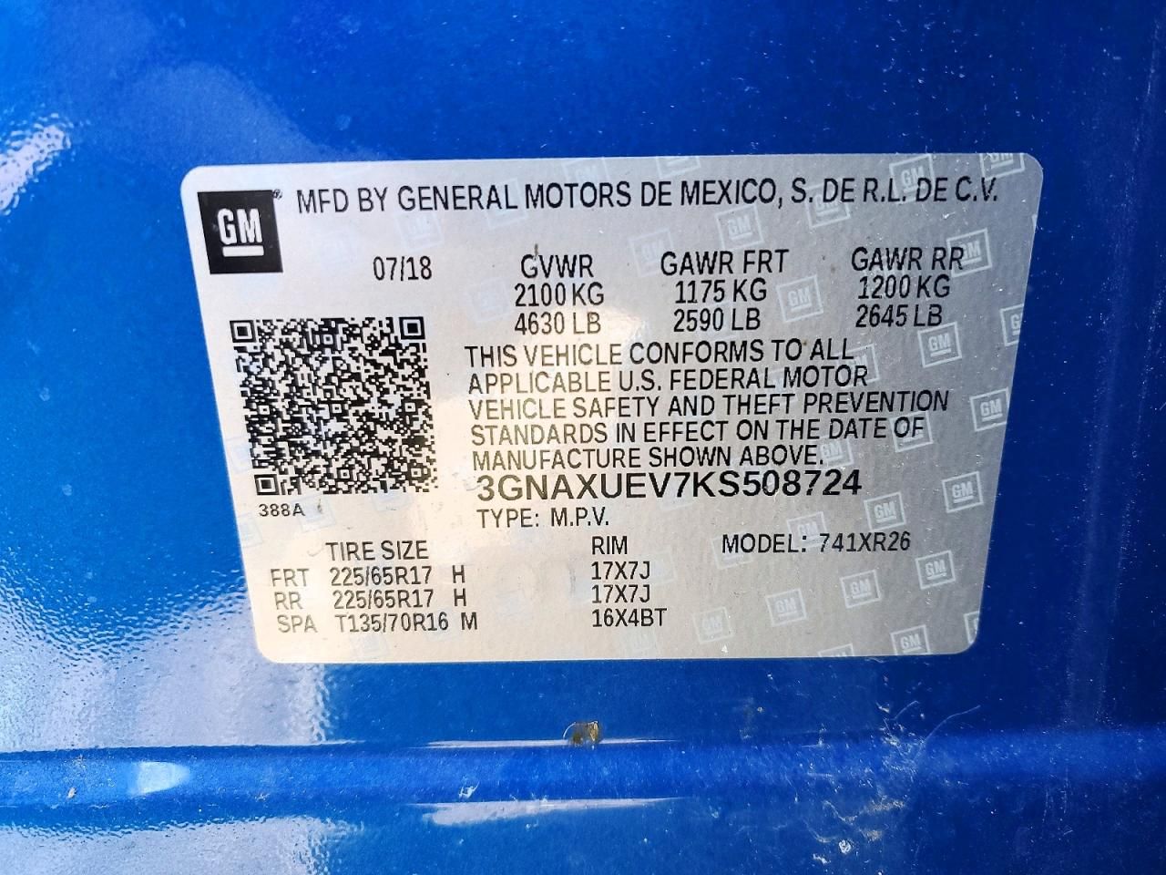 2019 Chevrolet Equinox lt