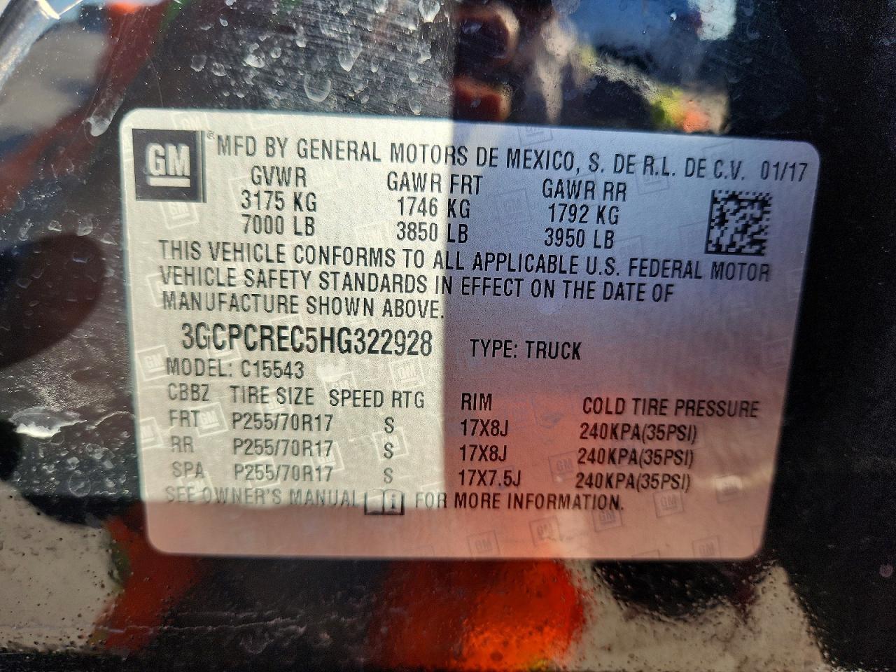 2017 Chevrolet Silverado C1500 LT