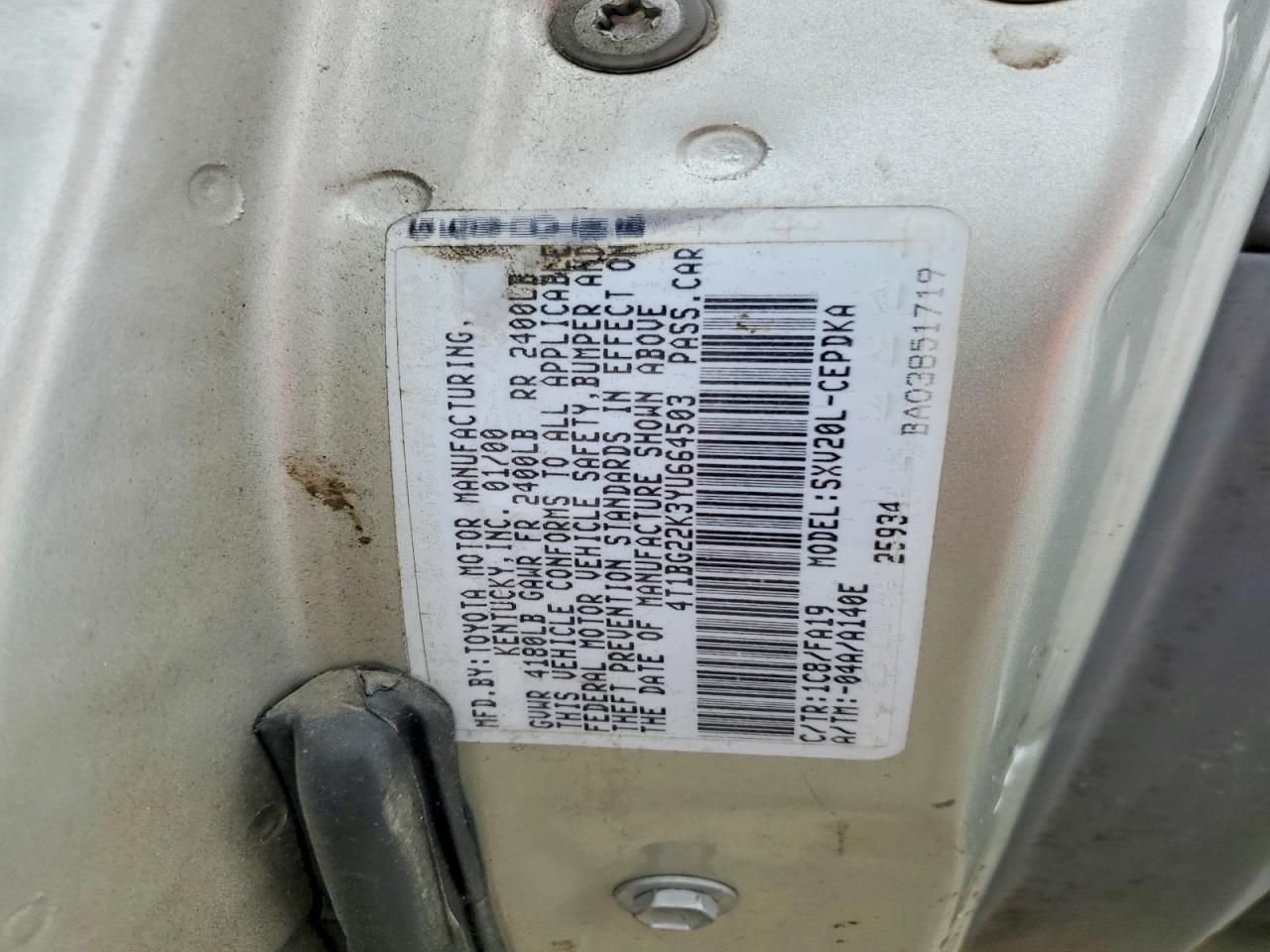 2000 Toyota Camry ce