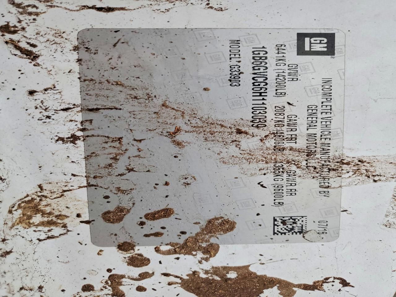 2017 Chev Express Commercial C