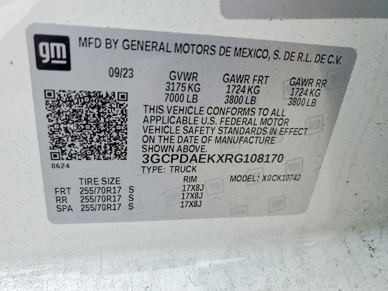 2024 Chevrolet Silverado K1500