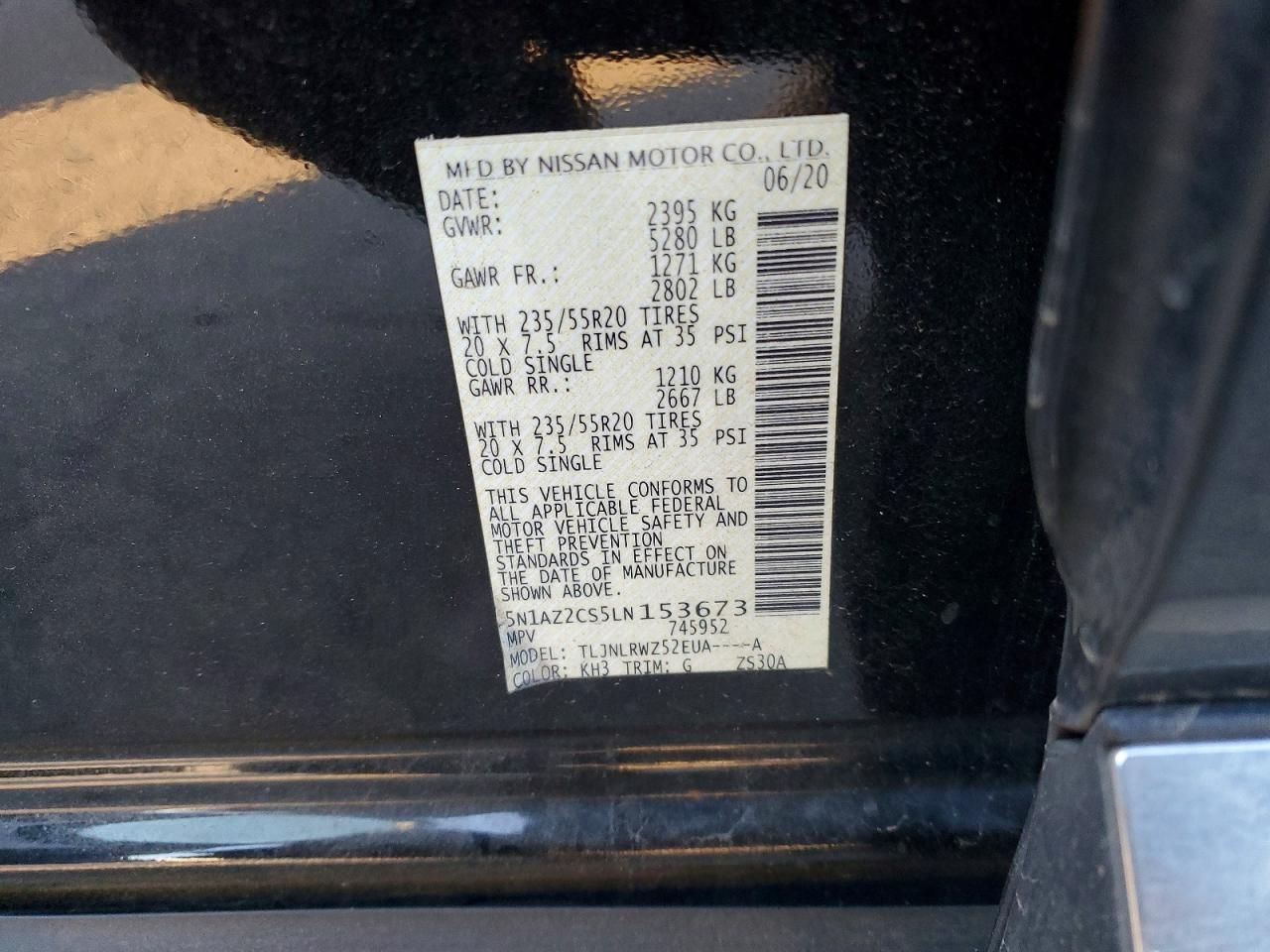 2020 Nissan Murano sl