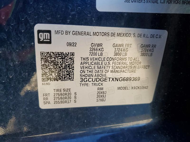 2022 Chevrolet Silverado K1500 ltz