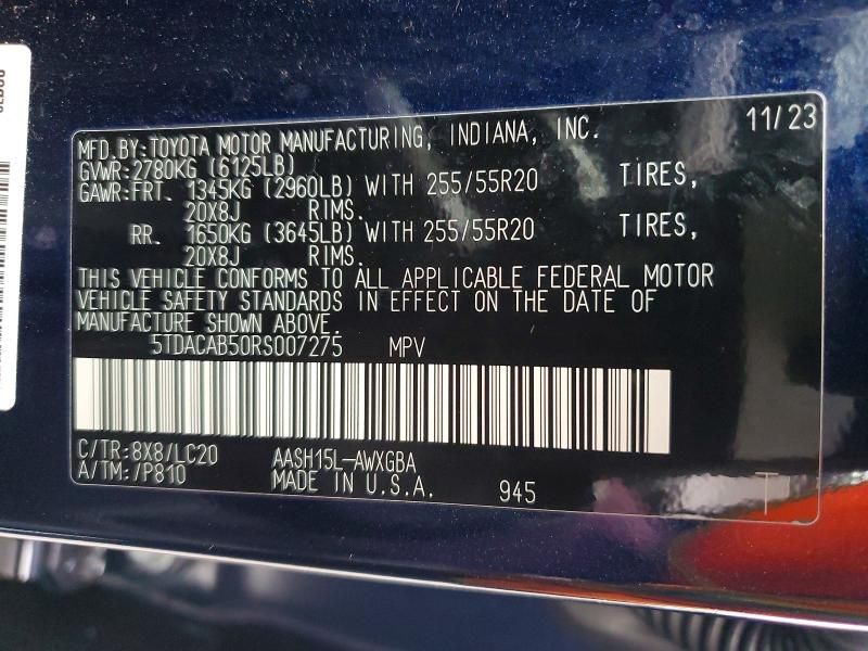 2024 Toyota Grand Highlander xle