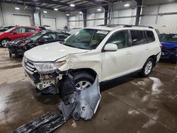 Salvage cars for sale from Copart Ham Lake, MN: 2012 Toyota Highlander Base
