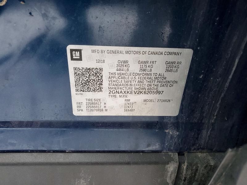 2019 Chevrolet Equinox lt