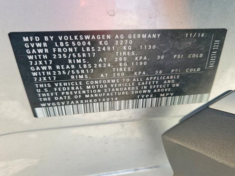 2017 Volkswagen Tiguan Wolfsburg