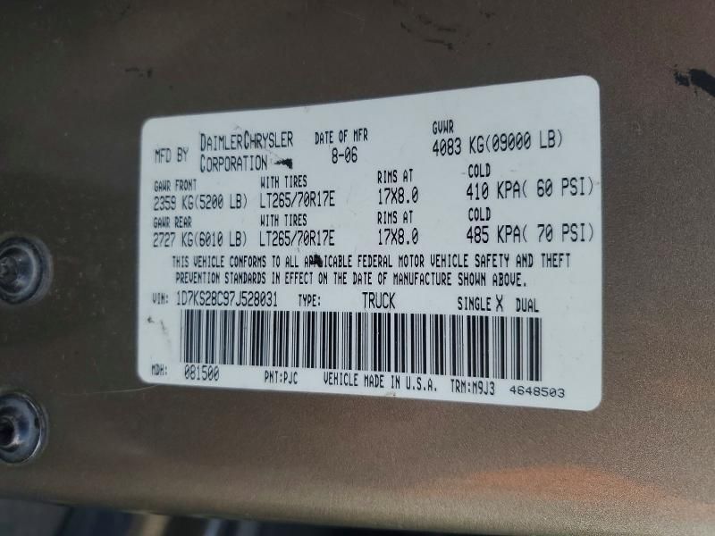 2007 Dodge Ram 2500 st