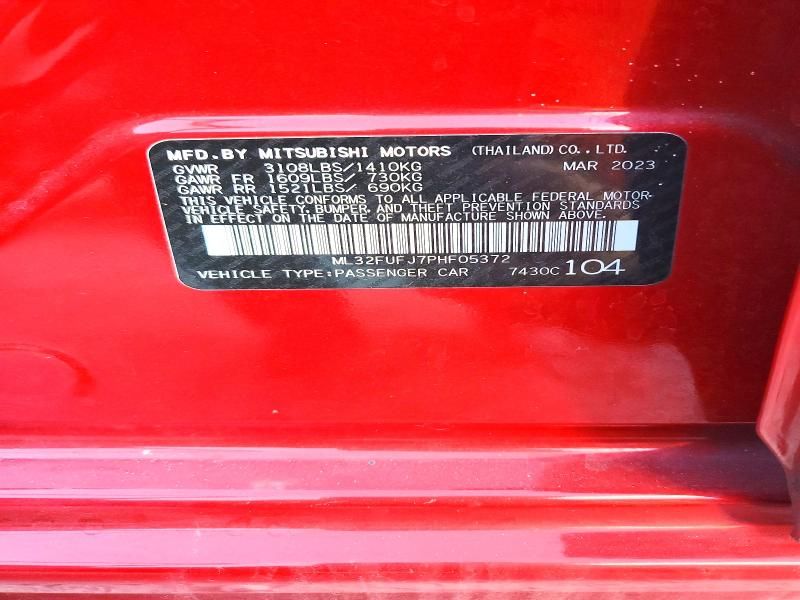 2023 Mitsubishi Mirage G4 es