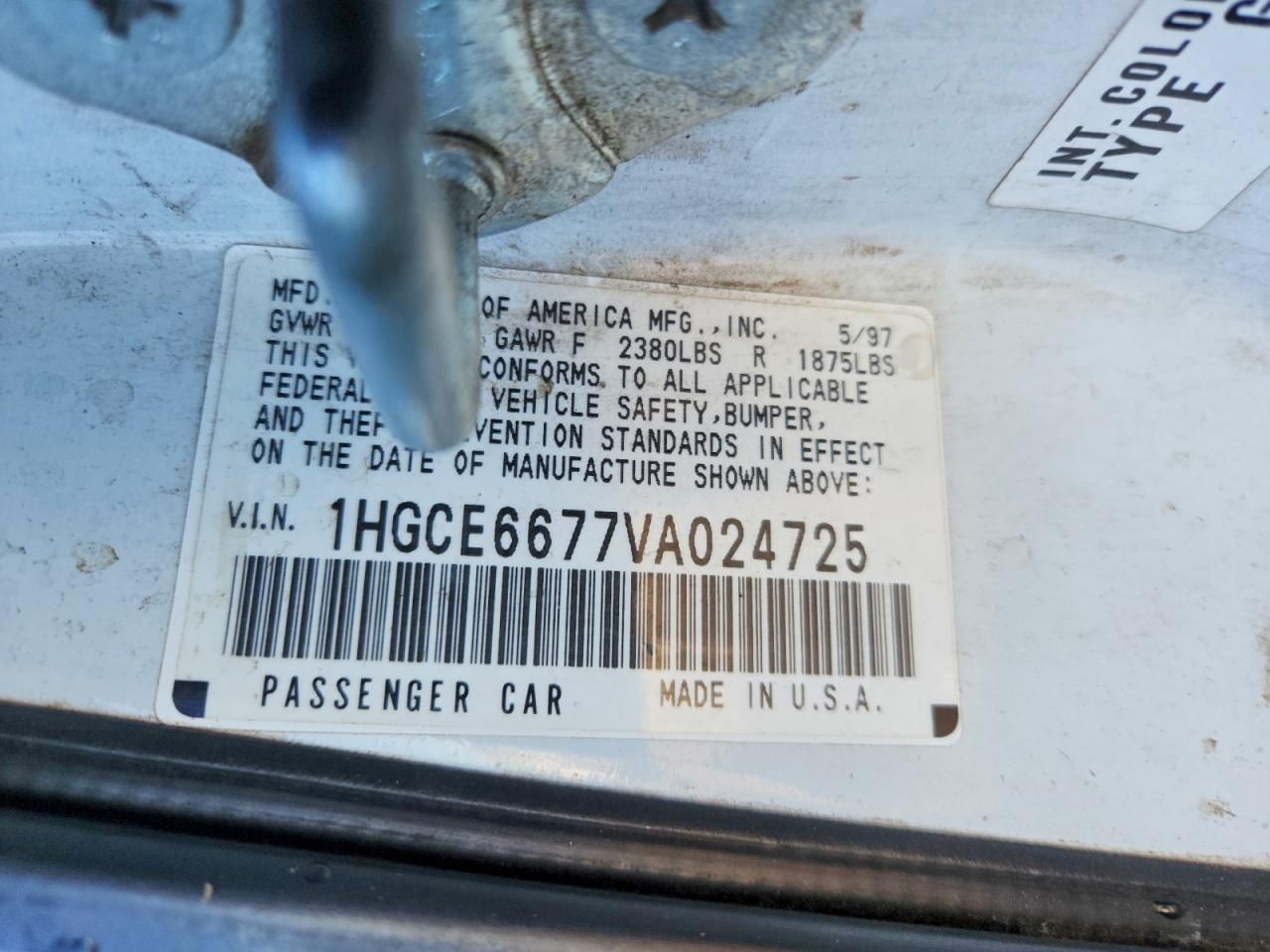 1997 Honda Accord ex