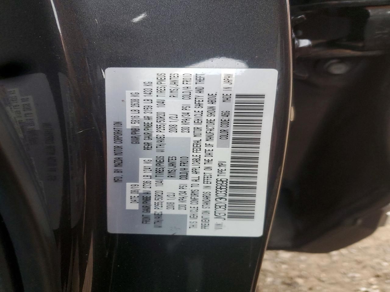 2019 Mazda Cx-9 Grand Touring