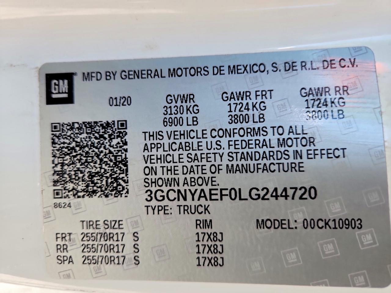 2020 Chevrolet Silverado K1500