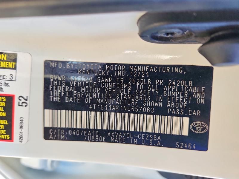 2022 Toyota Camry se