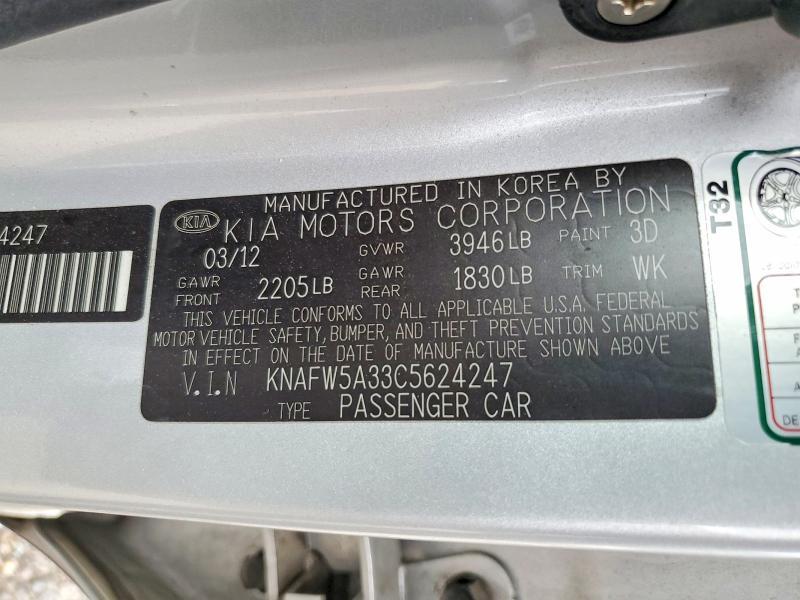 2012 KIA Forte sx