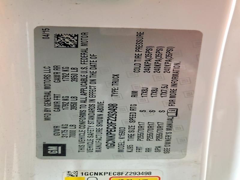 2015 Chevrolet Silverado K1500