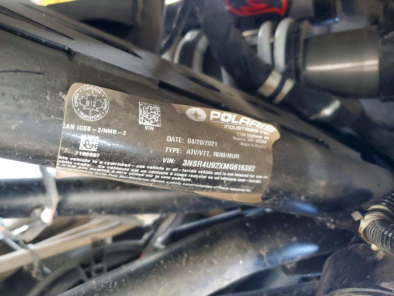 2021 Polaris RZR PRO XP Utility Vehicle