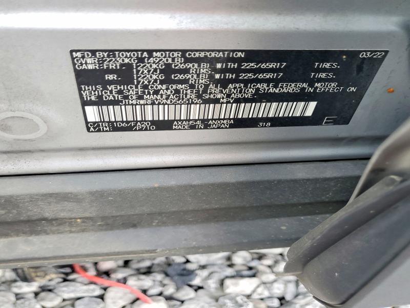 2022 Toyota Rav4 xle