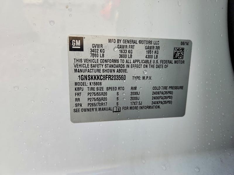 2015 Chevrolet Suburban K1500 ltz
