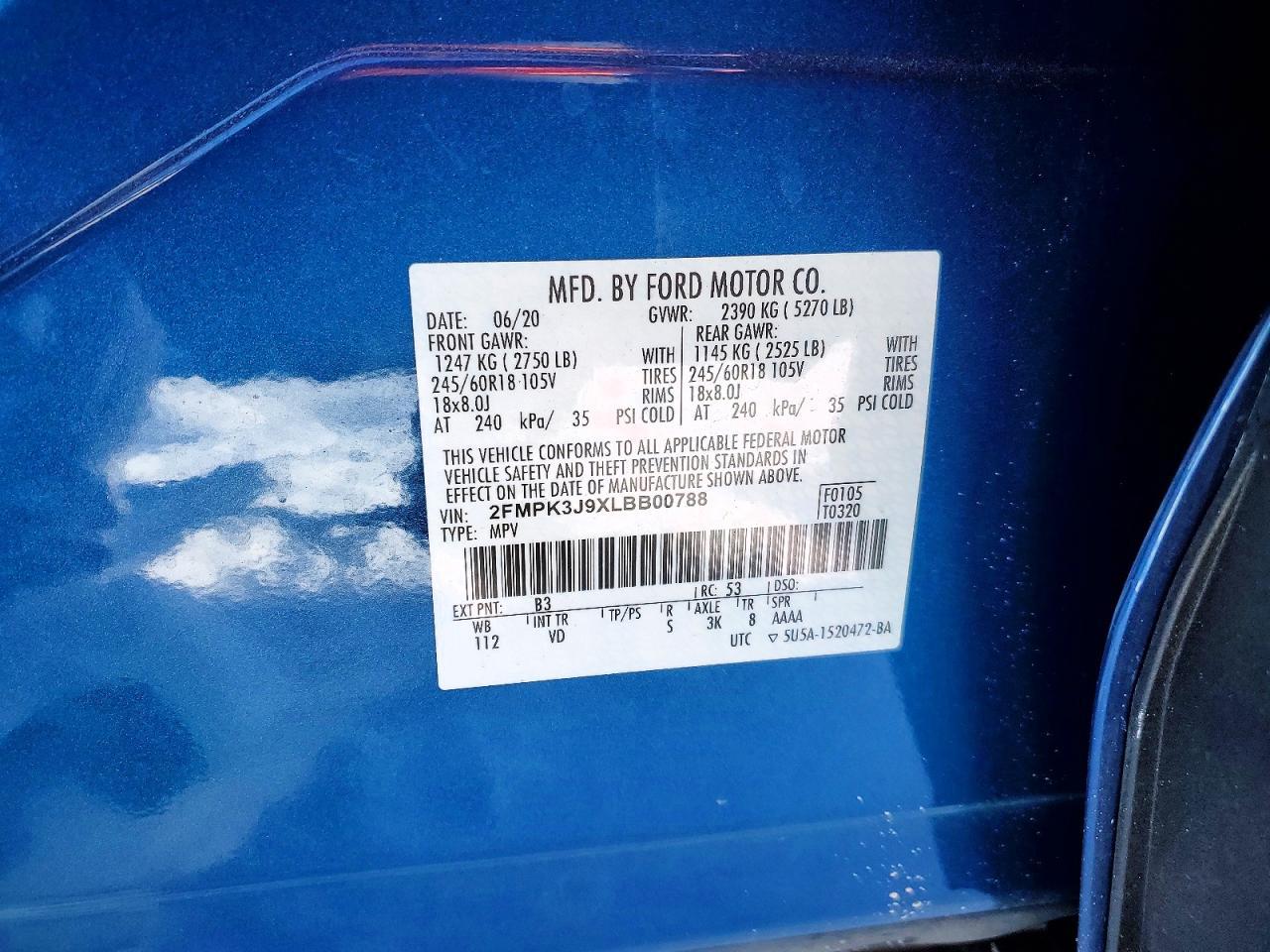 2020 Ford Edge sel