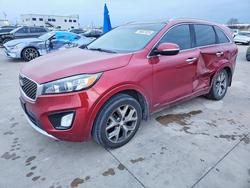 KIA Vehiculos salvage en venta: 2017 KIA Sorento sx