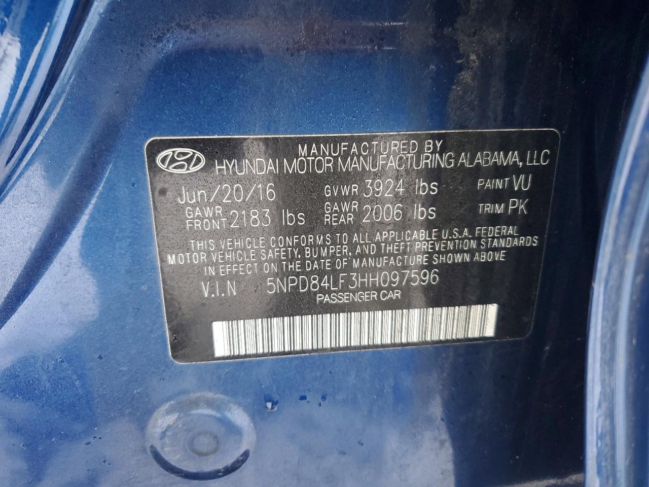 2017 Hyundai Elantra se