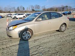Hyundai salvage cars for sale: 2010 Hyundai Elantra Blue