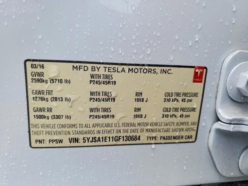 2016 Tesla Model s