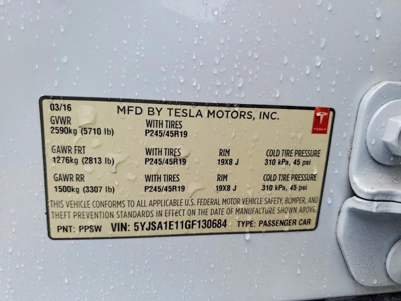 2016 Tesla Model s