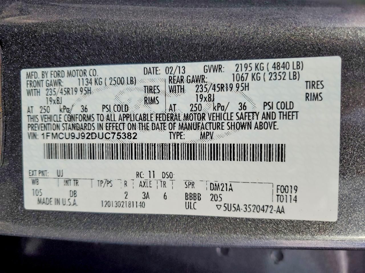 2013 Ford Escape Titanium