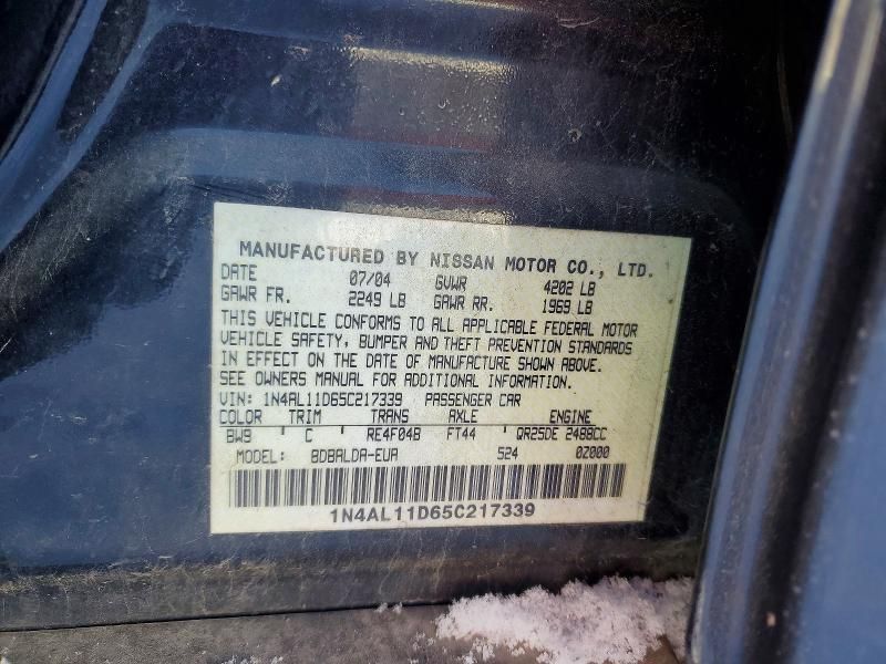 2005 Nissan Altima s