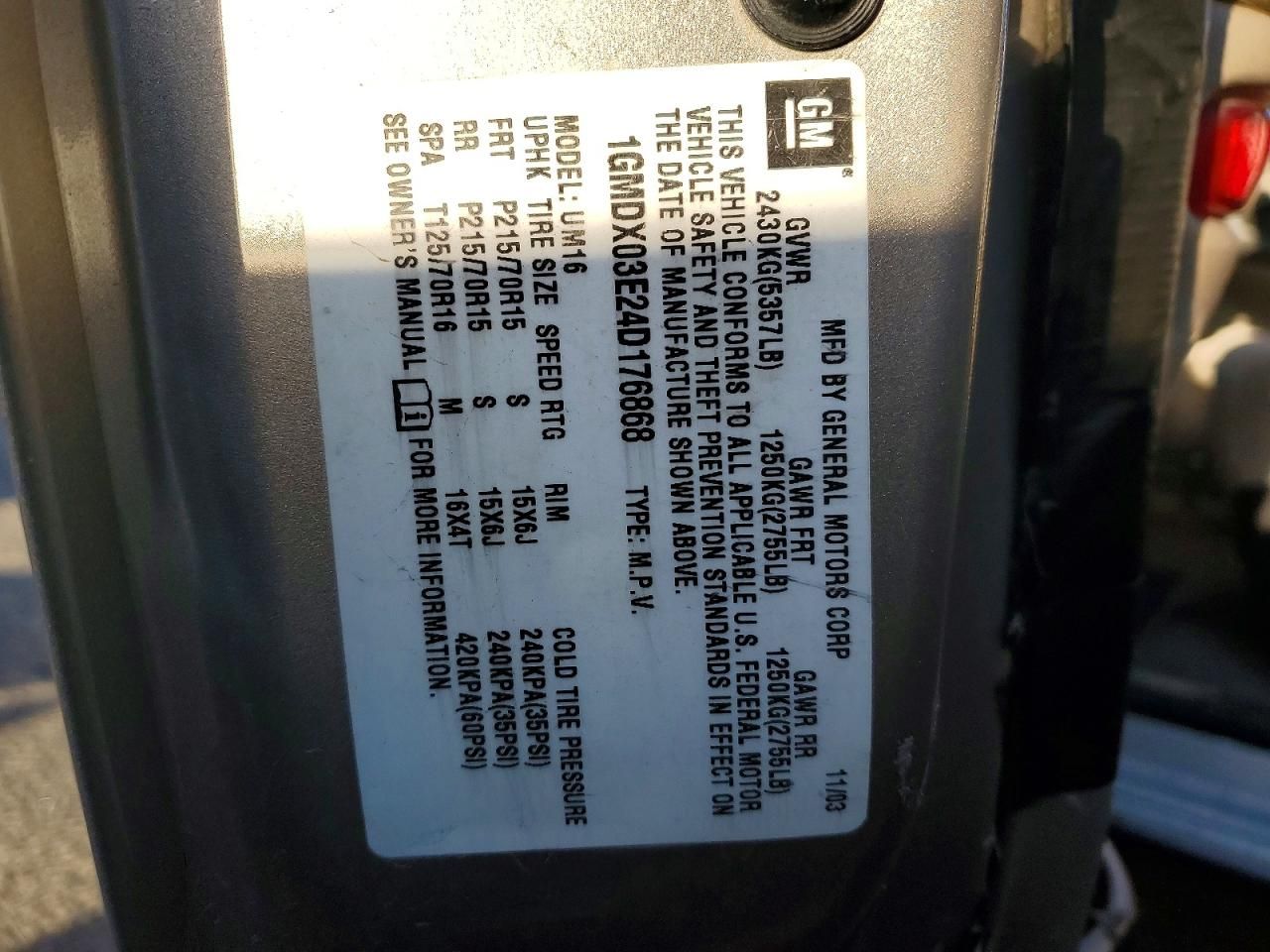 2004 Pontiac Montana