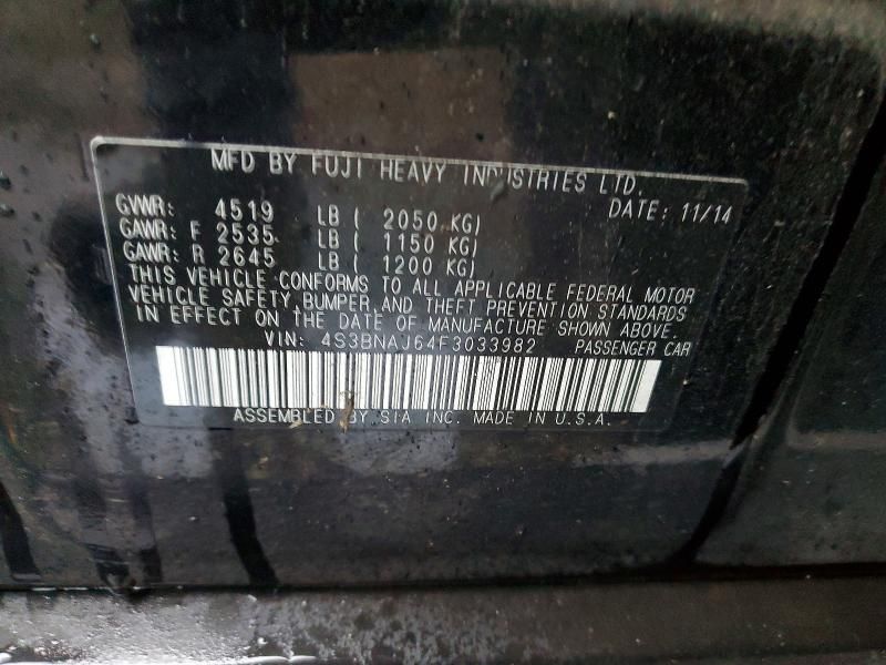 2015 Subaru Legacy 2.5i Limited