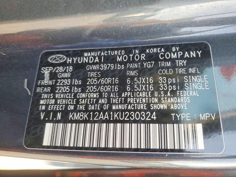 2019 Hyundai Kona se