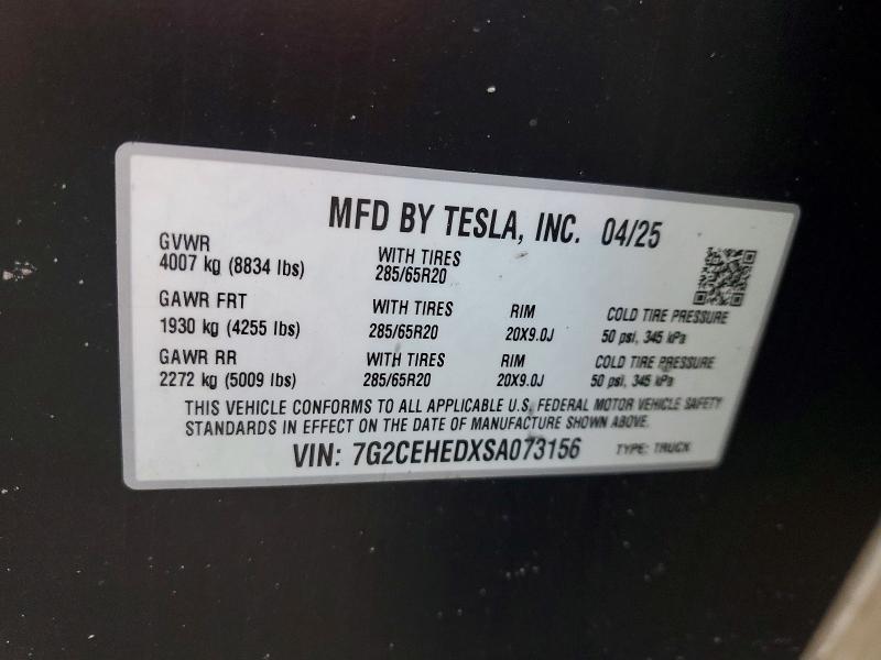 2025 Tesla Cybertruck