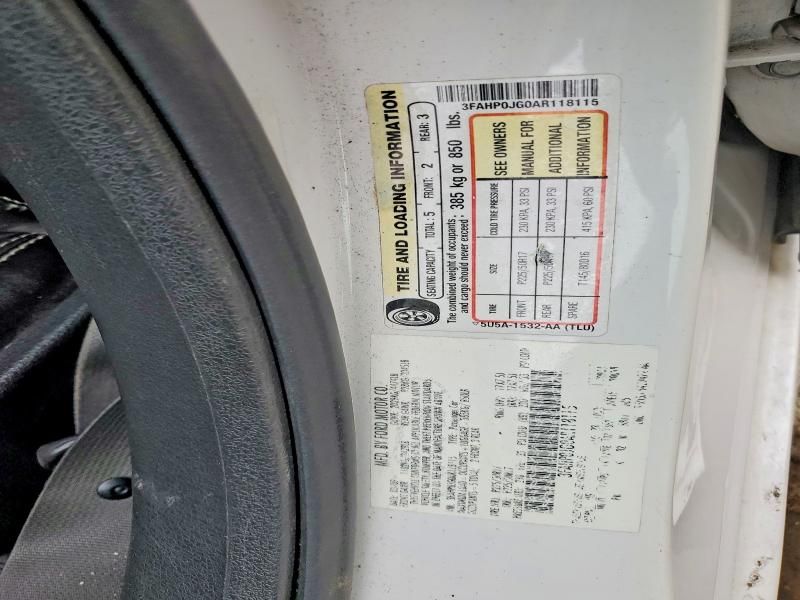 2010 Ford Fusion sel