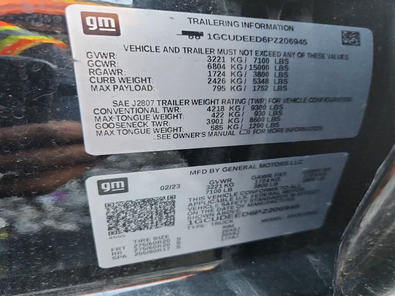 2023 Chevrolet Silverado K1500 rst