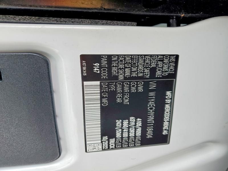 2022 Mercedes-Benz Sprinter 2500